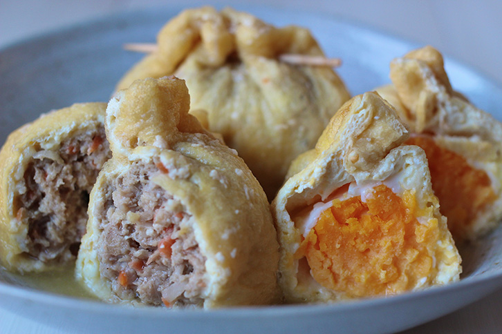 2025年12月　油揚げ肉団子